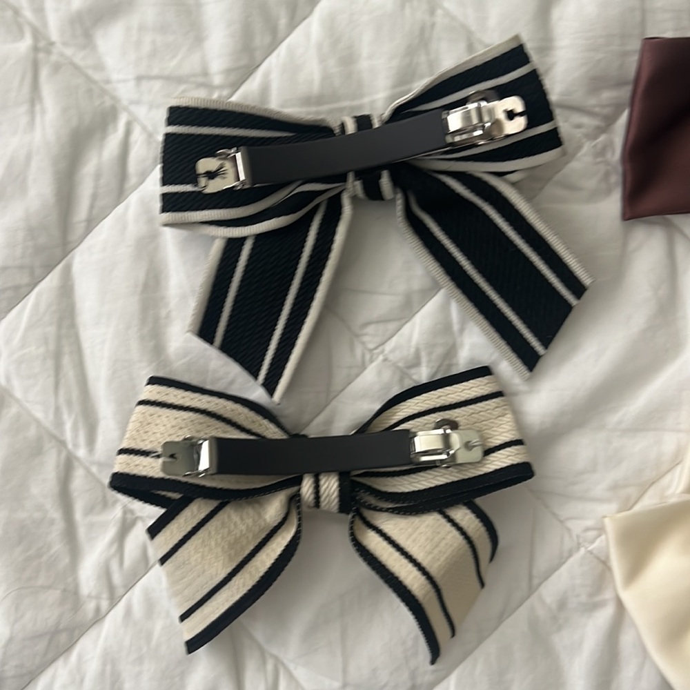 Elegant Hair Bow Hair Clip LOT of five bows - Picture 9 of 16